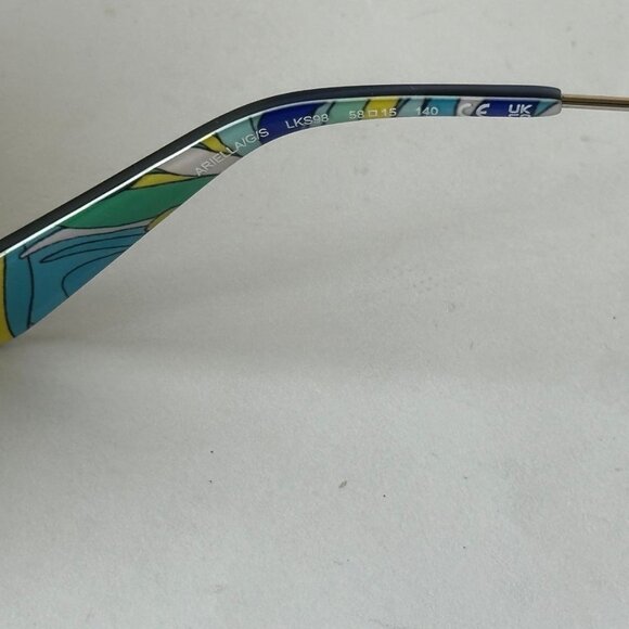 Kate Spade ARIELLA /G/S LKS 98 Gold Blue/Brown & Teal Gradient Lens Sunglasses - Picture 9 of 10
